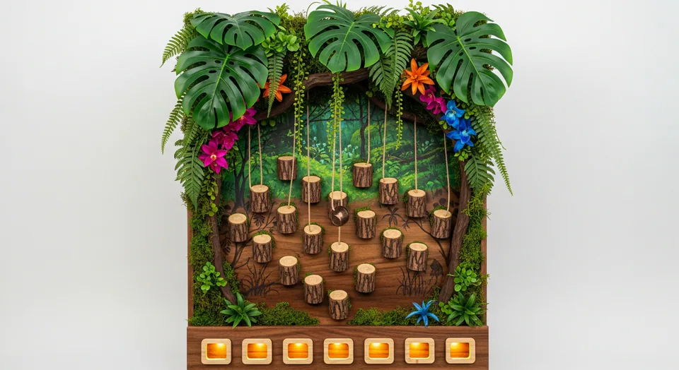 Pūkeko Plinko drop board